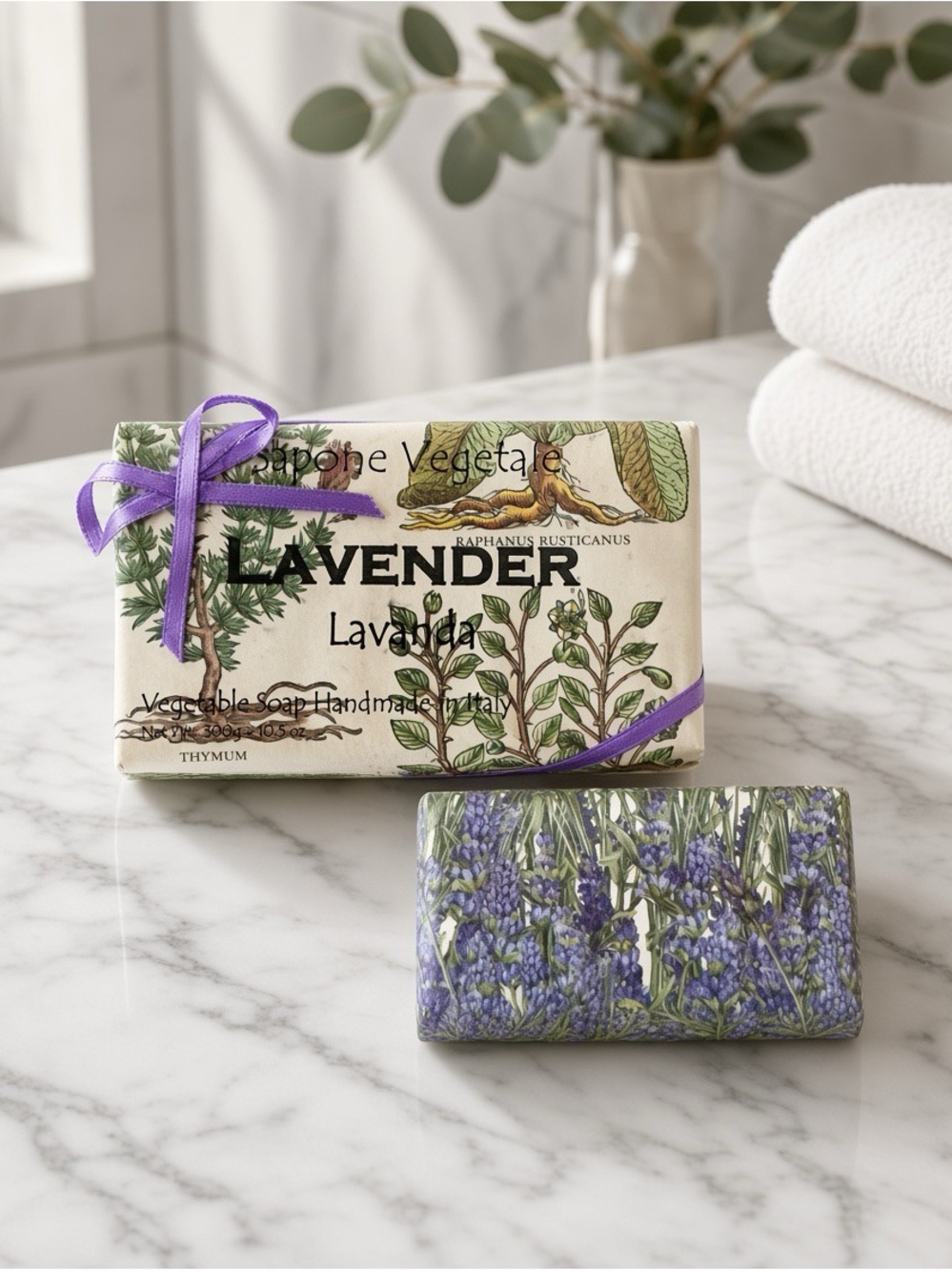 Alchimia Sapone Vegetale — Handmade Italian Lavender Soap Set 🪻💜